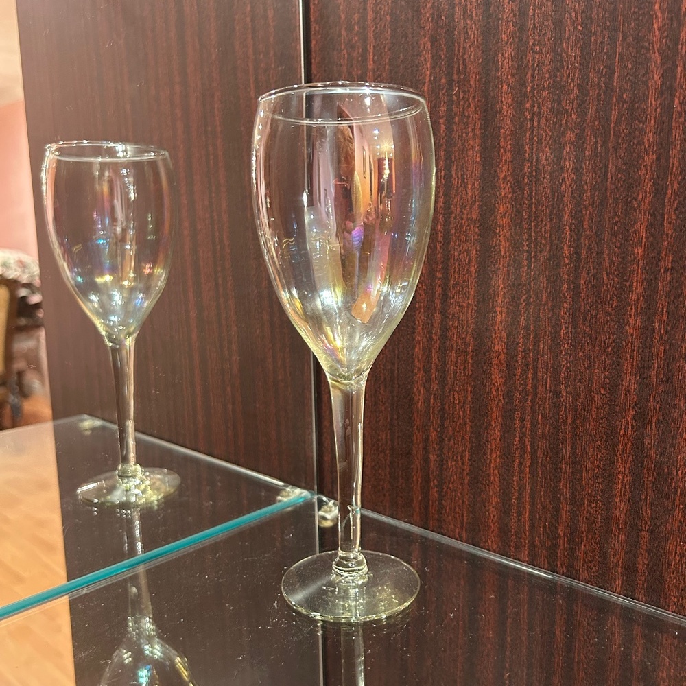 Iridescent Wine Glass
